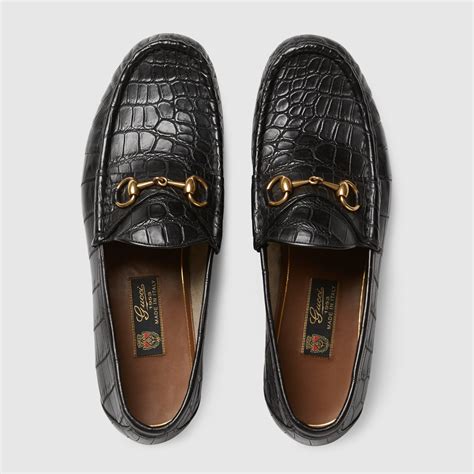 gucci crocodile loafer|gucci crocodile loafers for men.